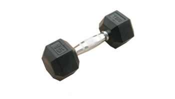 TZ-3001 Rubber hex dumbbell